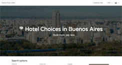 Desktop Screenshot of buenos-aires-hotels.net